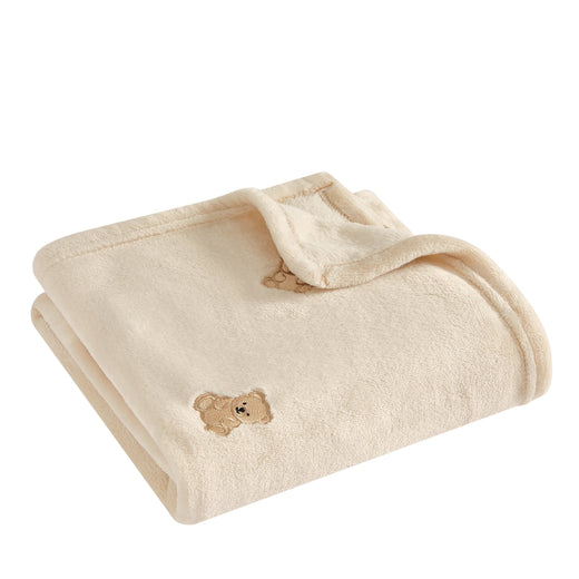 Little Nest Bears Plush Baby Blanket, 30 x 40 in