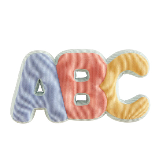 Little Nest ABC Pillow, 16.8 x 9 in