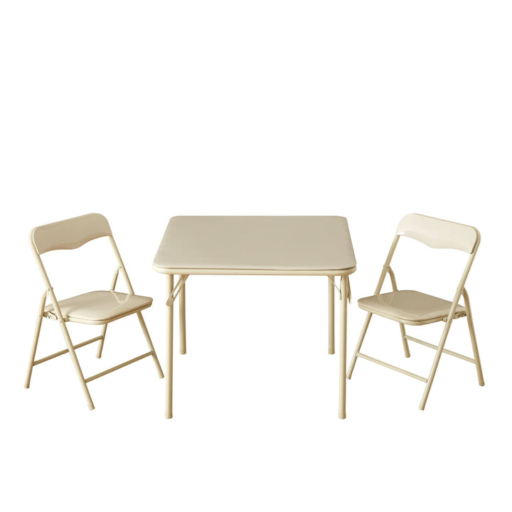 Little Nest Beige 3-Piece Table and Chair Set