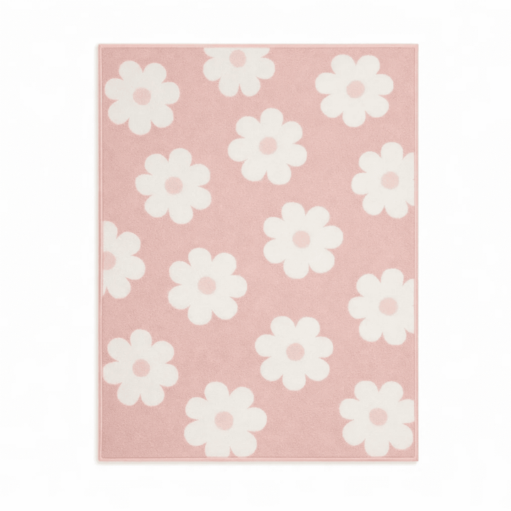 Little Nest Flower Power Toddler Area Rug, 3 x 5 ft