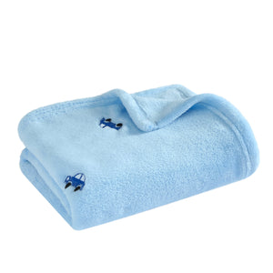 Little Nest Cars Plush Blanket, 30 x 40 in