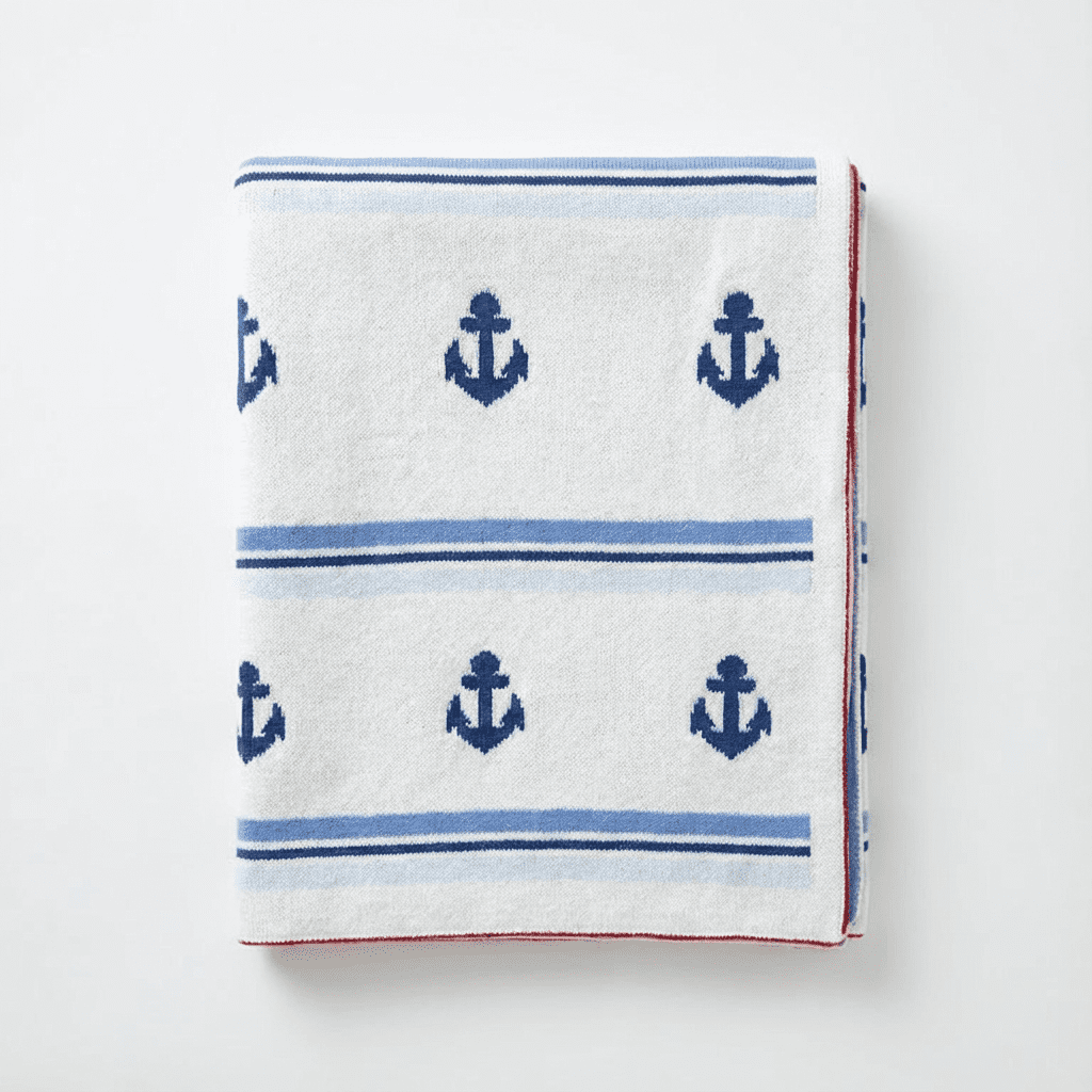 Little Nest Sailboat Blanket, 30 x 40 in
