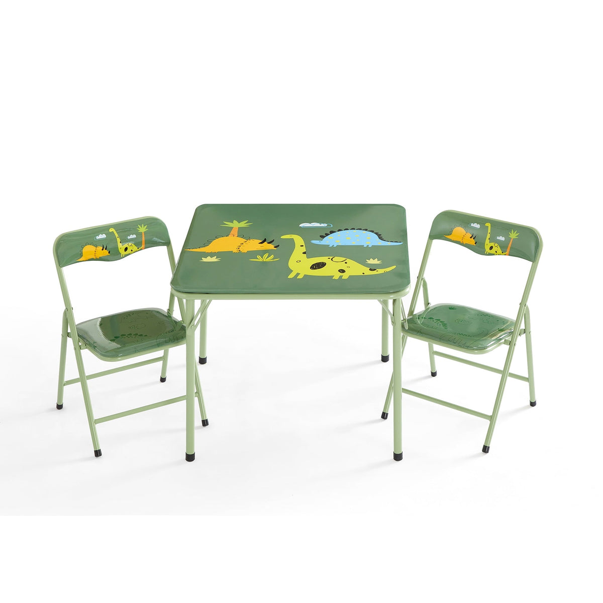 Little Nest Dinosaur 3-Piece Table and Chair Set